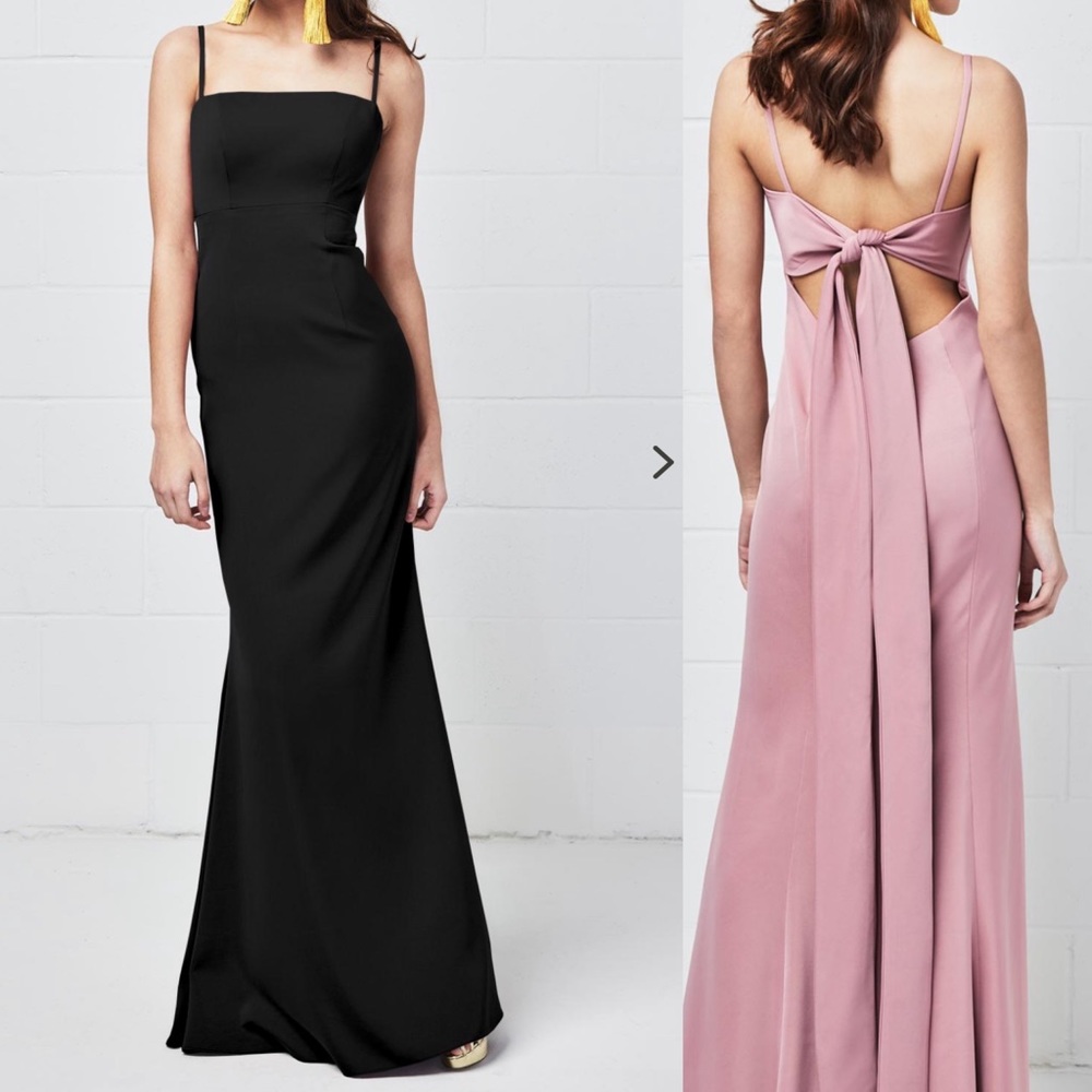 NWOT Black, Watters gown, bridesmaids, prom dress